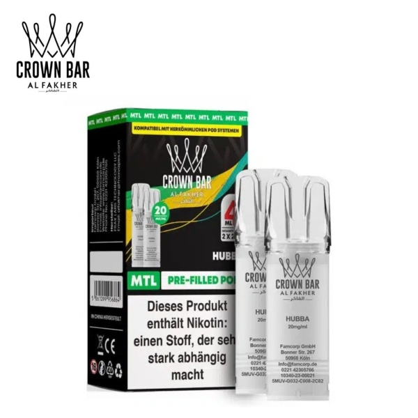 Al Fakher 600 - Hubba - Prefilled Pod 2ml/ Stück